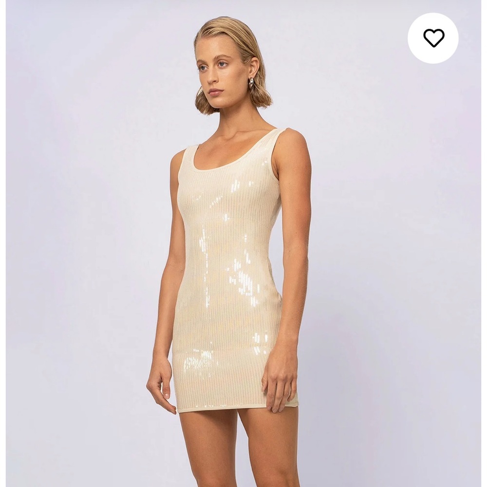NONchalant Cream Sleeveless Chemise